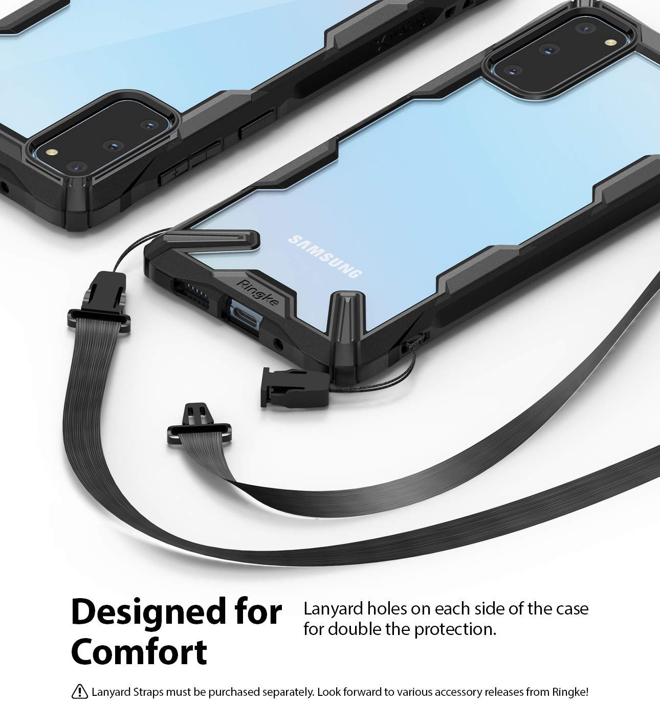 Sarung Anti-Calar Ringke Fusion X Galaxy S20 / S20 Plus / S20 Ultra Lutsinar
