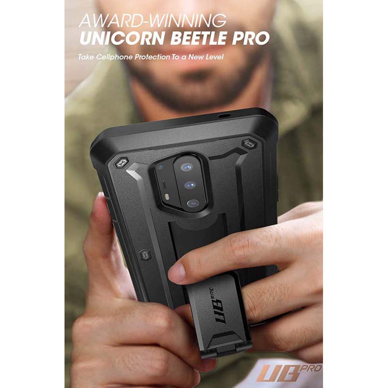 SUPCASE Unicorn Beetle Pro OnePlus 8 / 8 Pro / 8T Pelindung Skrin Terbina Dalam Sarung Sarung Lasak Seluruh Badan Hitam