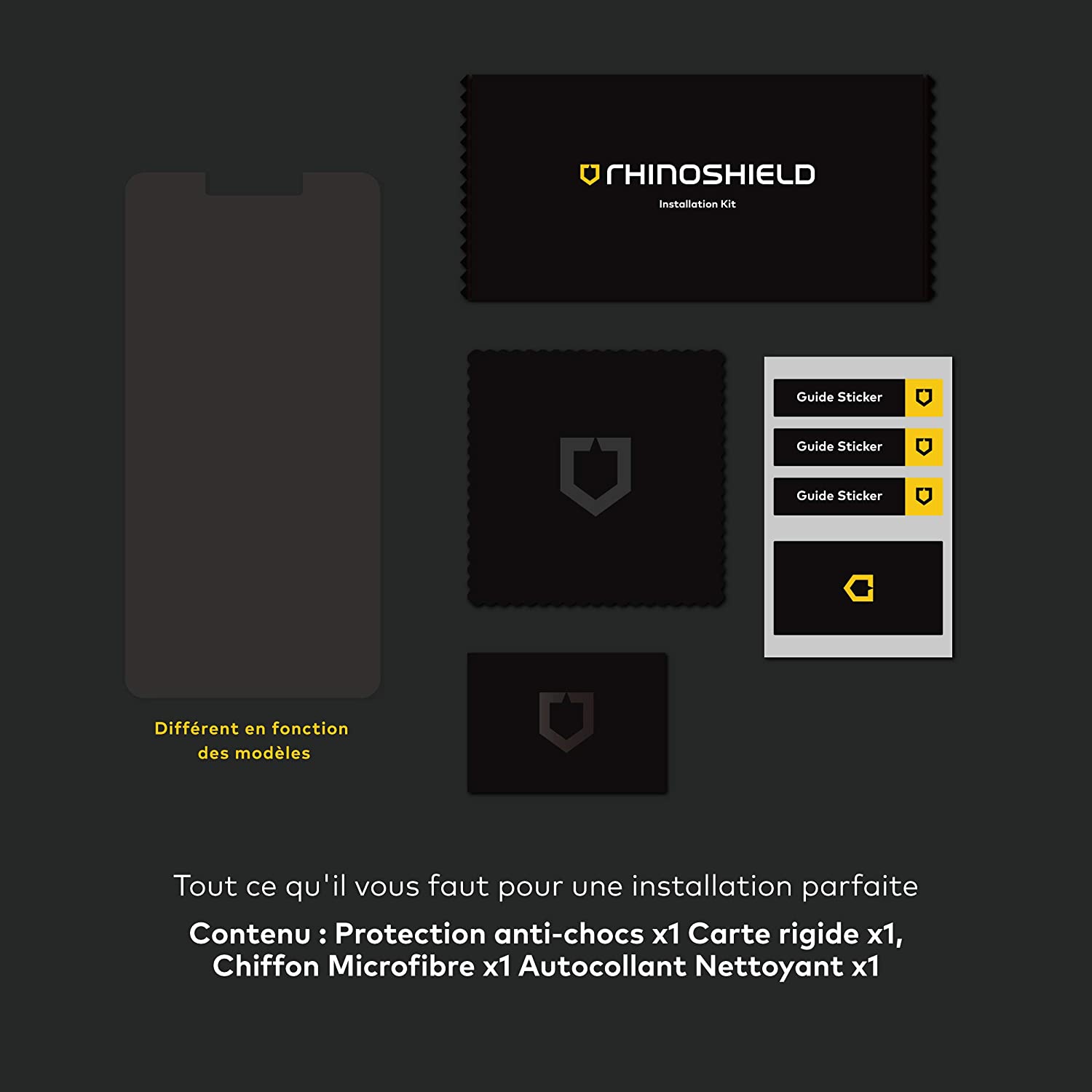 RhinoShield Impact Flex OnePlus 7 / 7 Pro / 7T / 7T Pro / 6T Edge to Edge Clear and Scratch Resistant Screen Protector