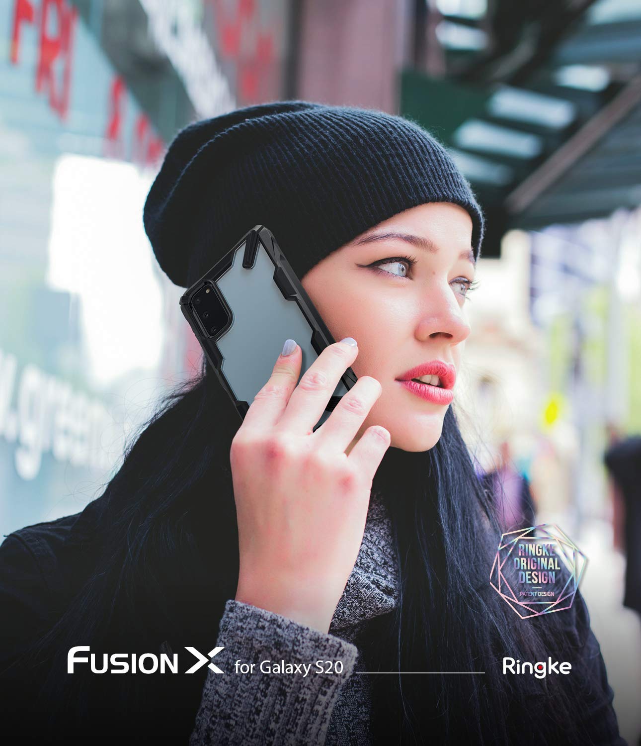 Sarung Anti-Calar Ringke Fusion X Galaxy S20 / S20 Plus / S20 Ultra Lutsinar