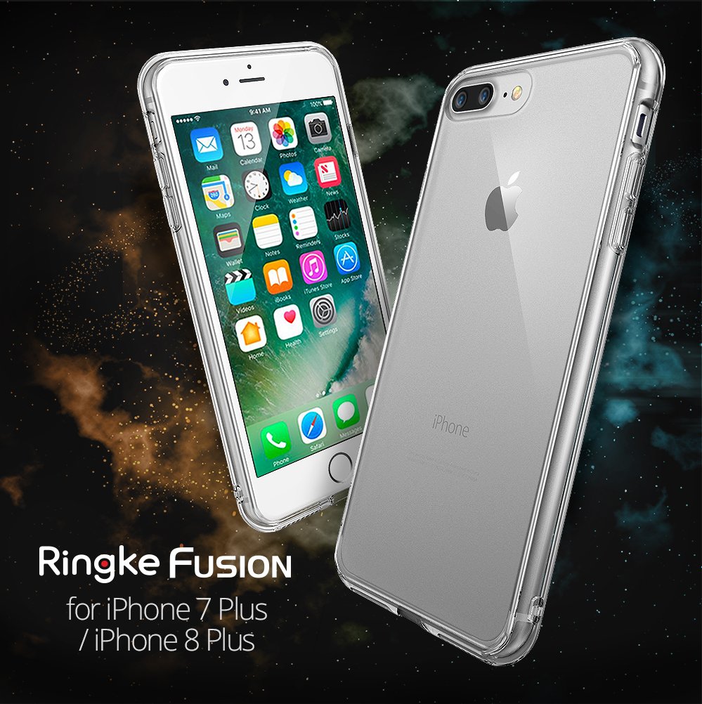 Ringke Fusion iPhone 8 Plus / 7 Plus Sarung Bampar Jelas