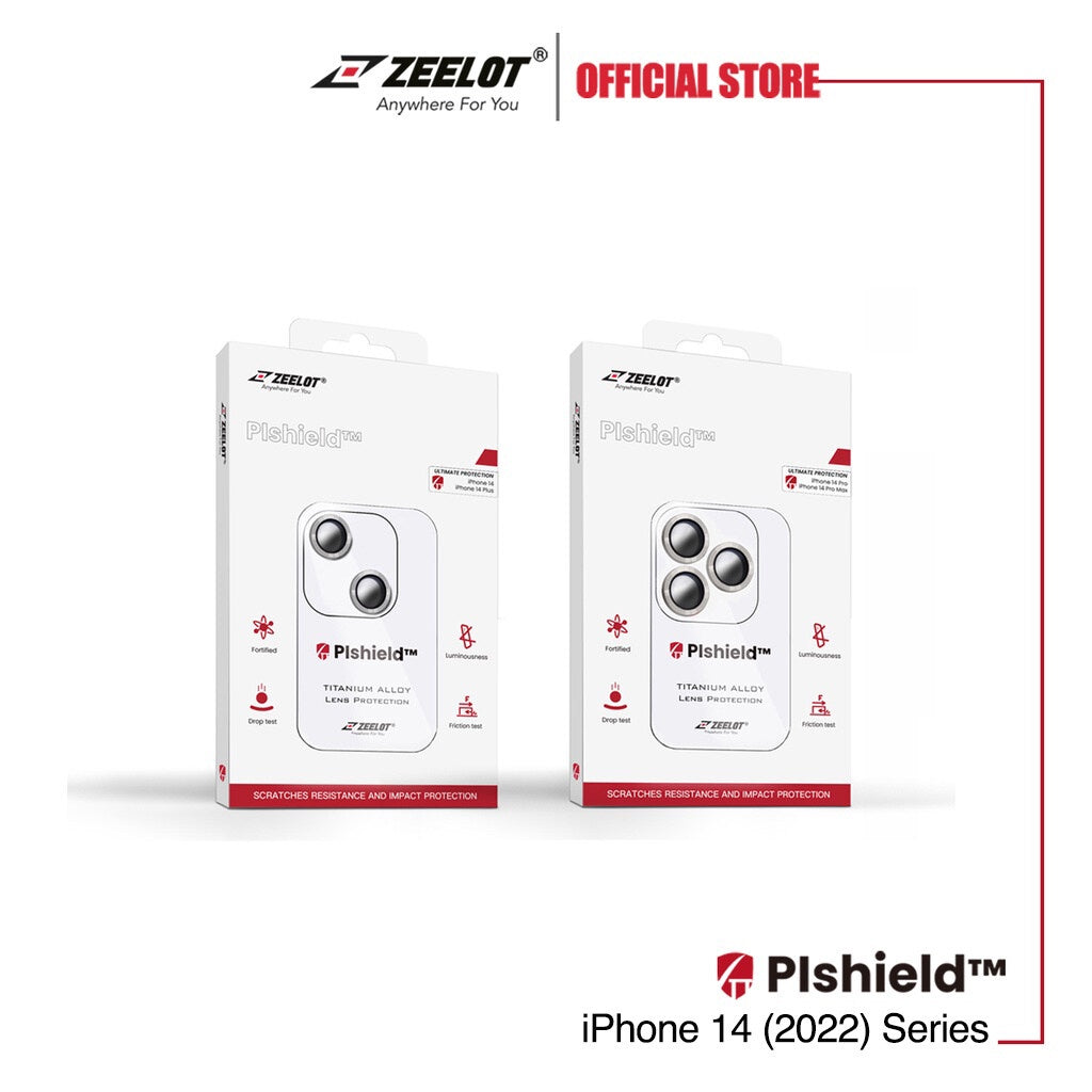 ZEELOT Plshield Titanium Alloy Lens Protector for iPhone 14 / Plus / Pro / Pro Max Series