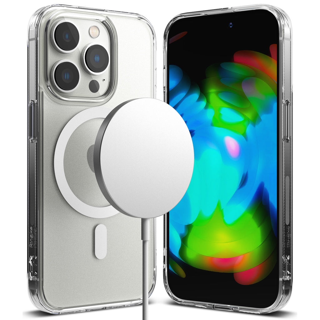 Sarung Magnetik Ringke Fusion Serasi untuk Sarung iPhone 14 / Plus / Pro / Pro Max | Fusion Magnetic Matte Magsafe