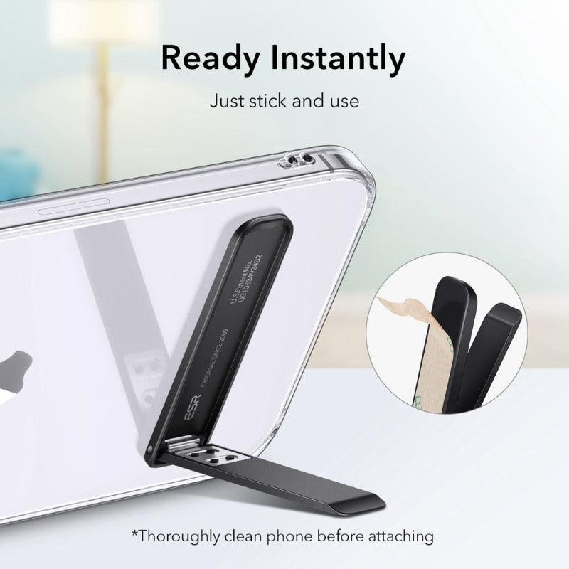ESR Boost Kickstand untuk iPhone 13 Pro Max / iPhone 12/ 11 XR XS Pro Max Samsung Stand Metal Kickstand Pemegang Stand Phone