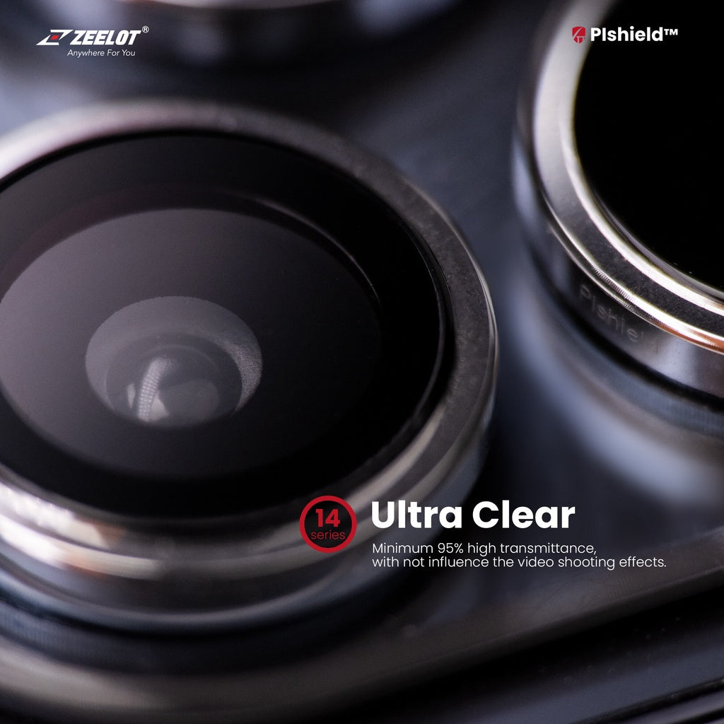 ZEELOT Plshield Titanium Alloy Lens Protector for iPhone 14 / Plus / Pro / Pro Max Series
