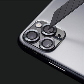 RhinoShield Camera Lens Protector iPhone 13 / Pro / Pro Max / Mini | High Clarity Scratch Proof 9H Tempered Glass and Aluminum Trim