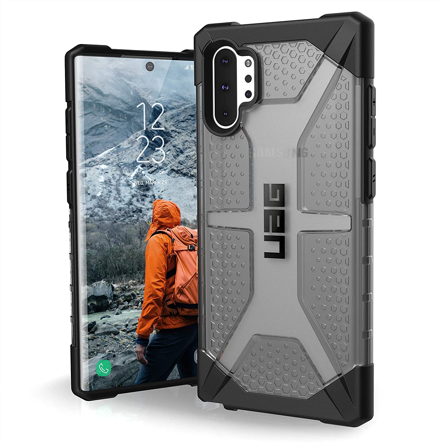 UAG Samsung Galaxy Note 10 Plasma Feather-Light Lasak Tentera Jatuh Kes Telefon Diuji