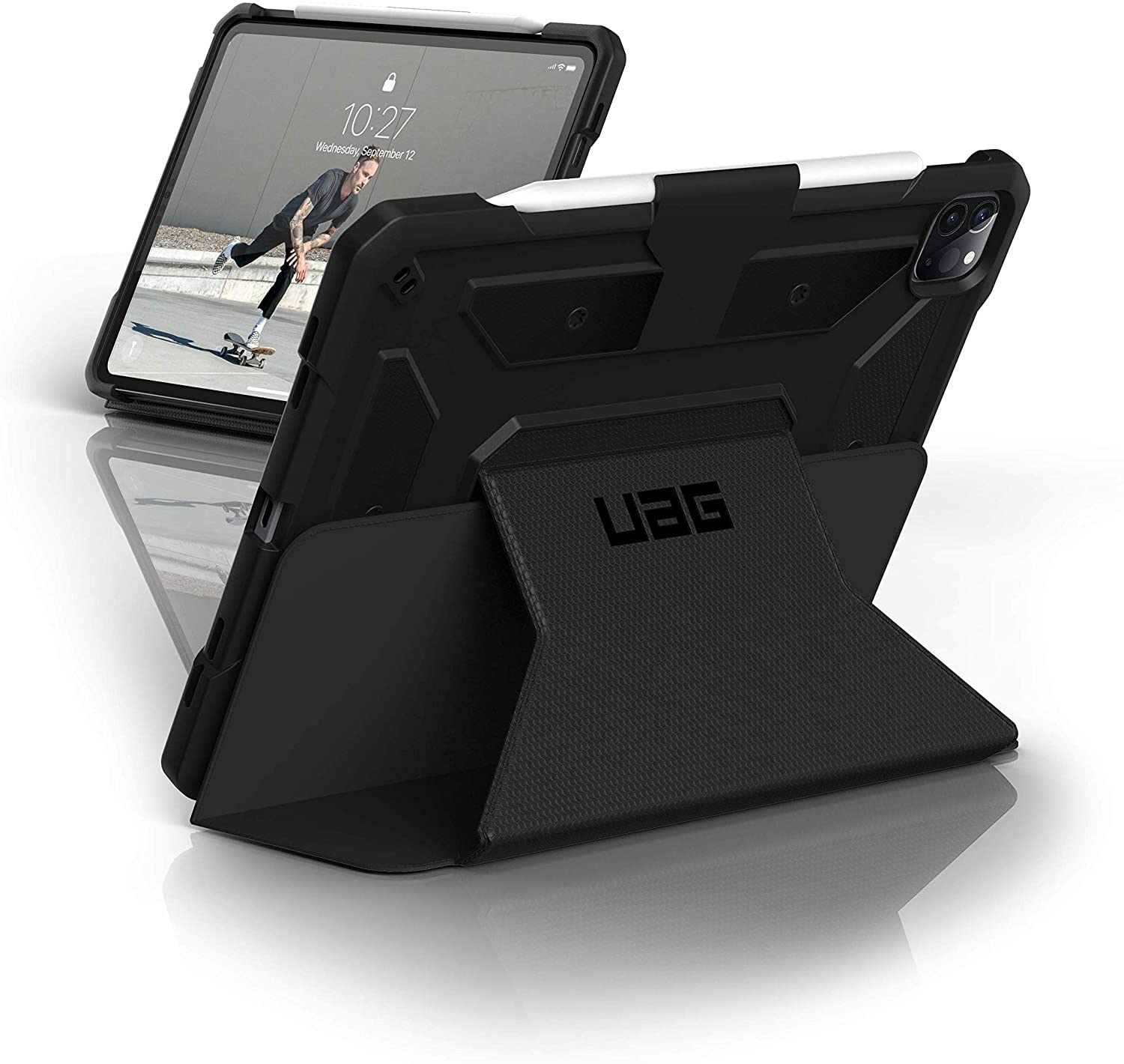 UAG iPad Pro 11 / 12.9 inch 2020 Case Metropolis Folio Slim Heavy-Duty Tough Multi-Viewing Angles Stand Military Drop Tested Rugged Protective Cover