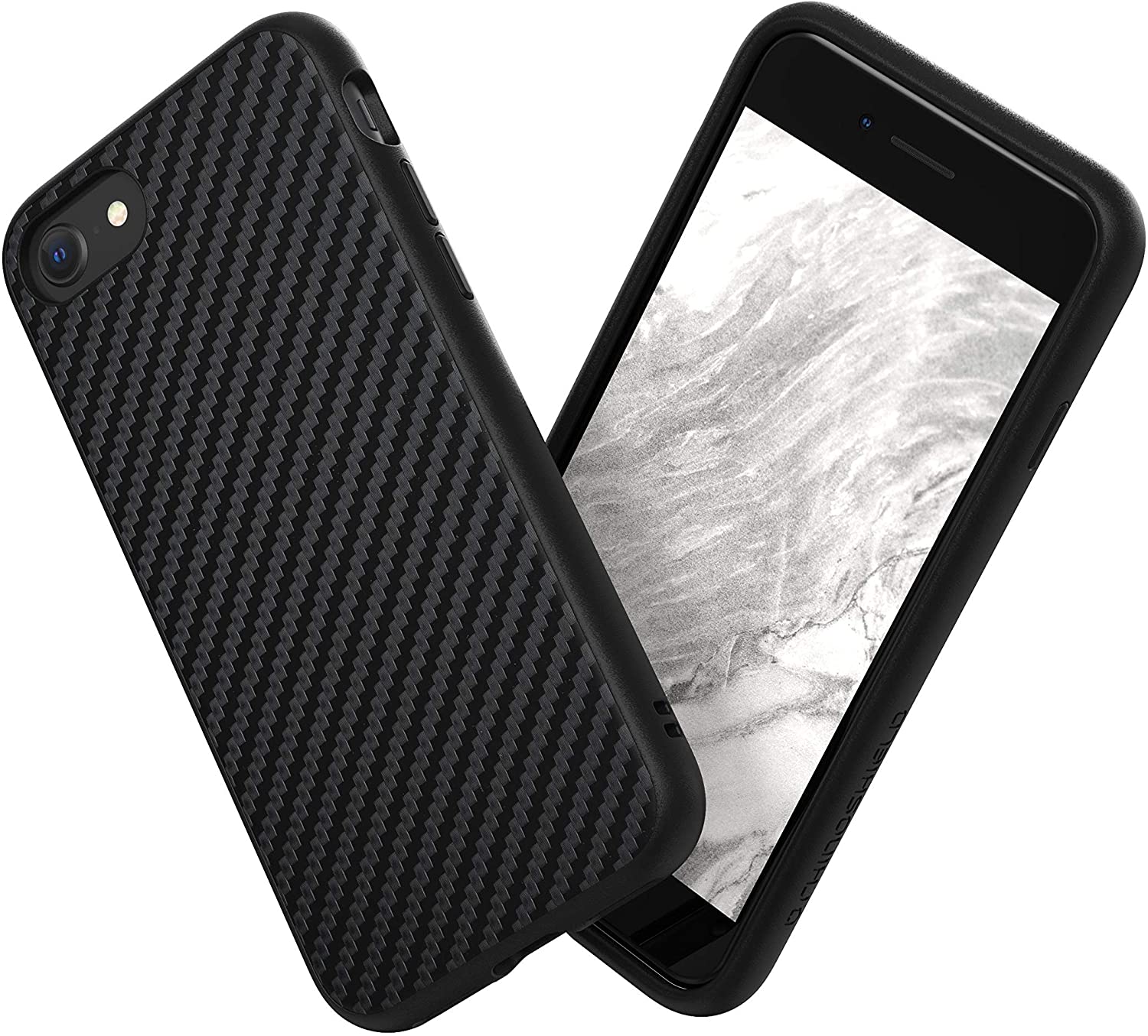 RhinoShield SolidSuit iPhone SE / 8 / 7 / 8 Plus / 7 Plus Penutup Pelindung Rekaan Slim Penyerap Kejutan