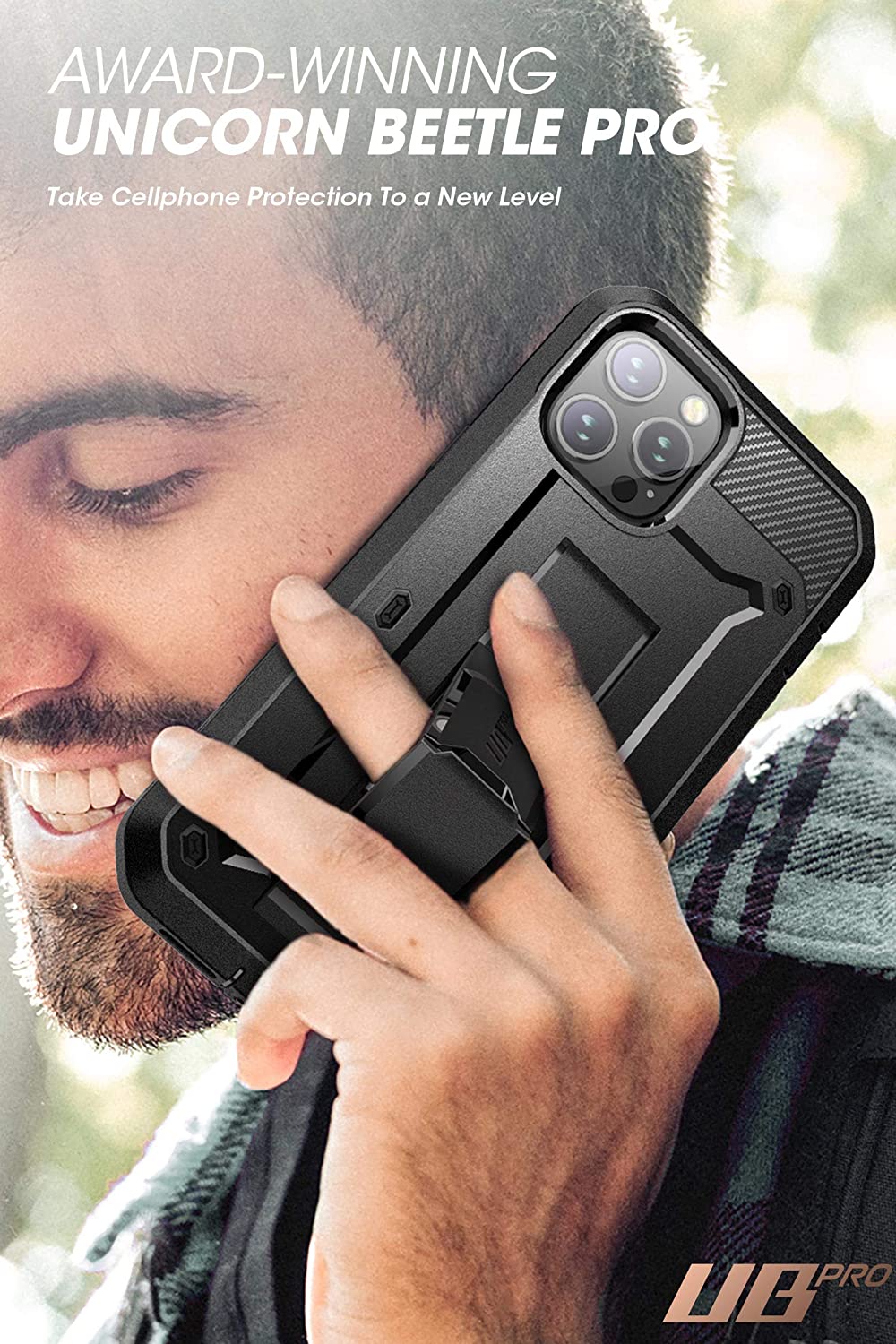SUPCASE Unicorn Beetle Pro Series iPhone 12 / Pro / Pro Max / Mini Built-in Screen Protector Full-Body Rugged Holster Case