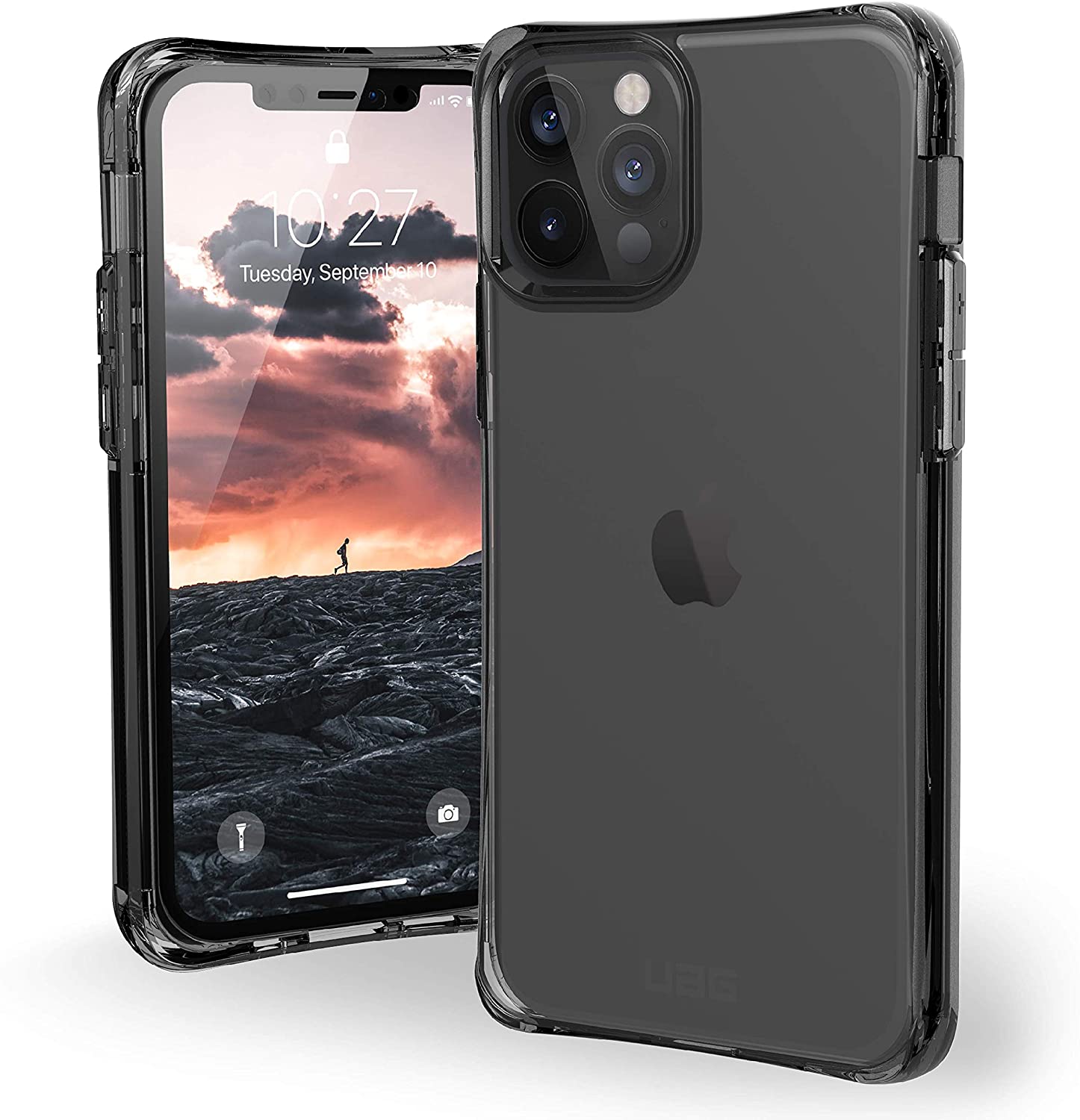 UAG Plyo iPhone 12 / Pro / Pro Max / GEAR PERISAI BANDAR Mini Lasak Ringan Slim Penutup Pelindung Lutsinar