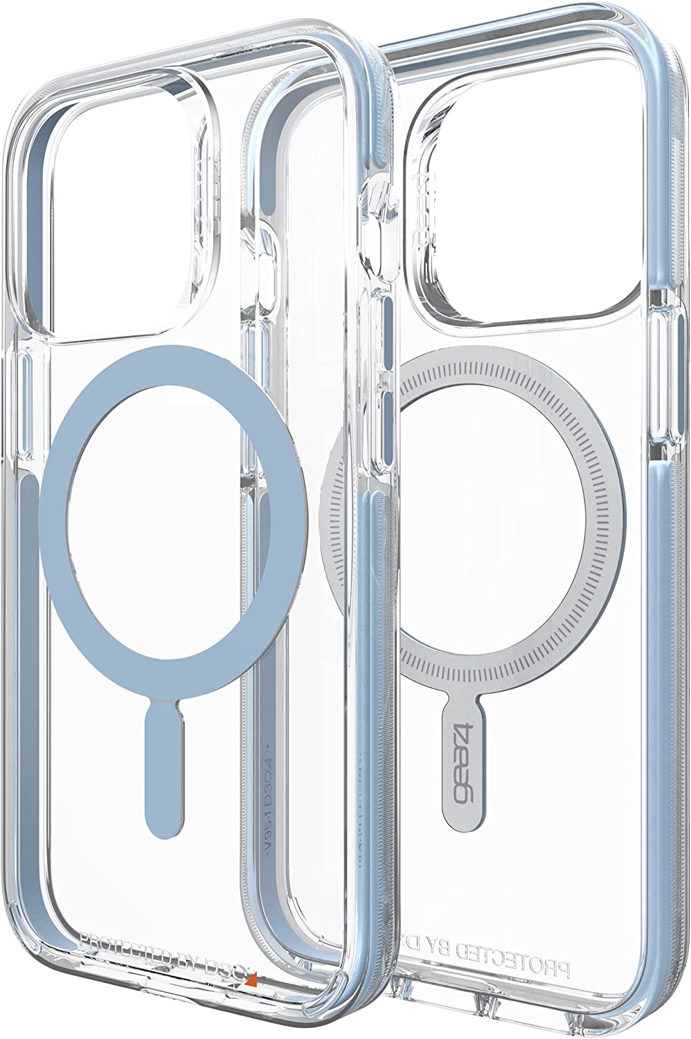ZAGG Gear4 iPhone 13 Pro Max Crystal Palace / Santa Cruz Snap Case dengan MagSafe Crystal Clear Impact Protection
