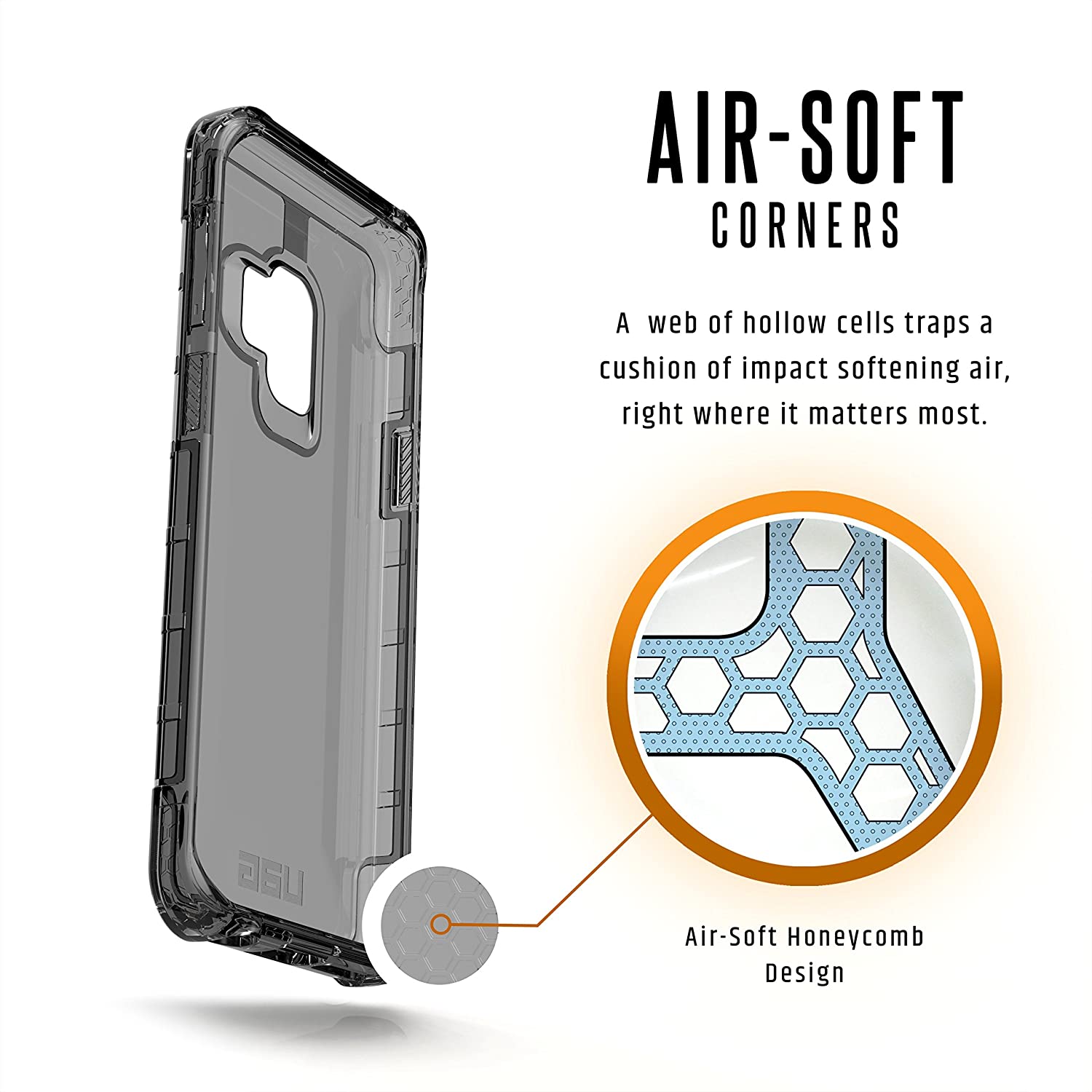 UAG Plyo Samsung Galaxy S9 Feather-Light Rugged Military Drop Tested Phone Case