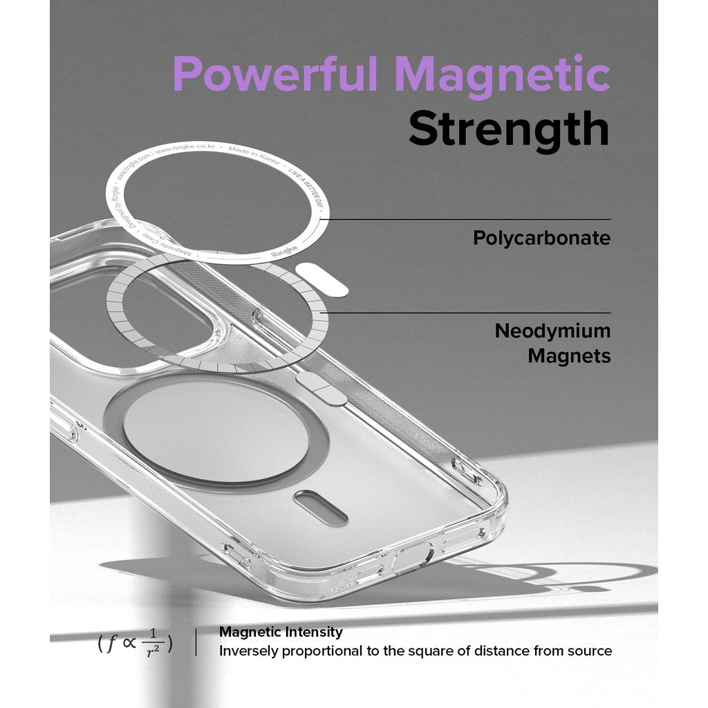 Sarung Magnetik Ringke Fusion Serasi untuk Sarung iPhone 14 / Plus / Pro / Pro Max | Fusion Magnetic Matte Magsafe