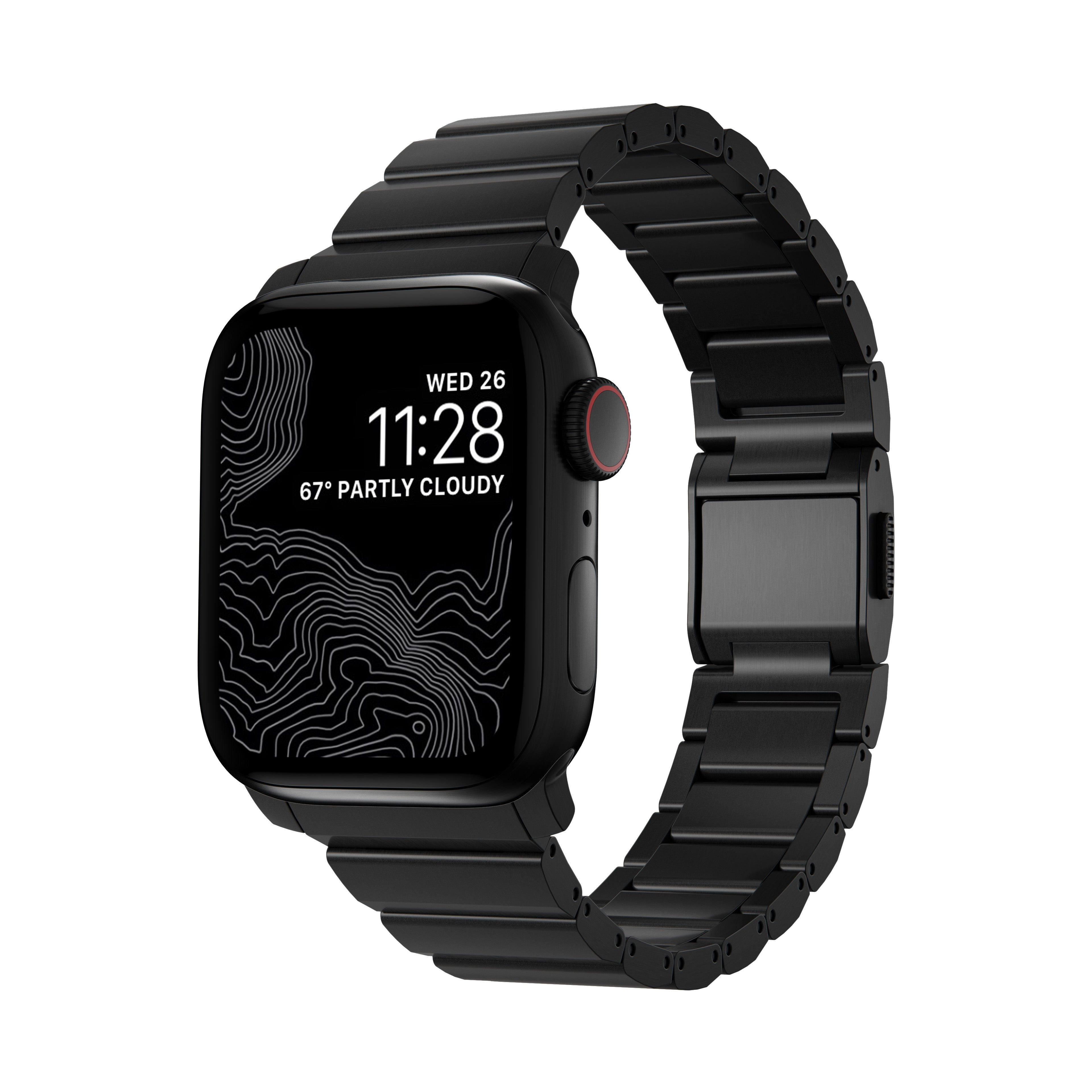 Nomad Titanium Band Version 2 compatible for Apple Watch Series SE/Ultra/10/9/8/7/6/5/4/3/2
