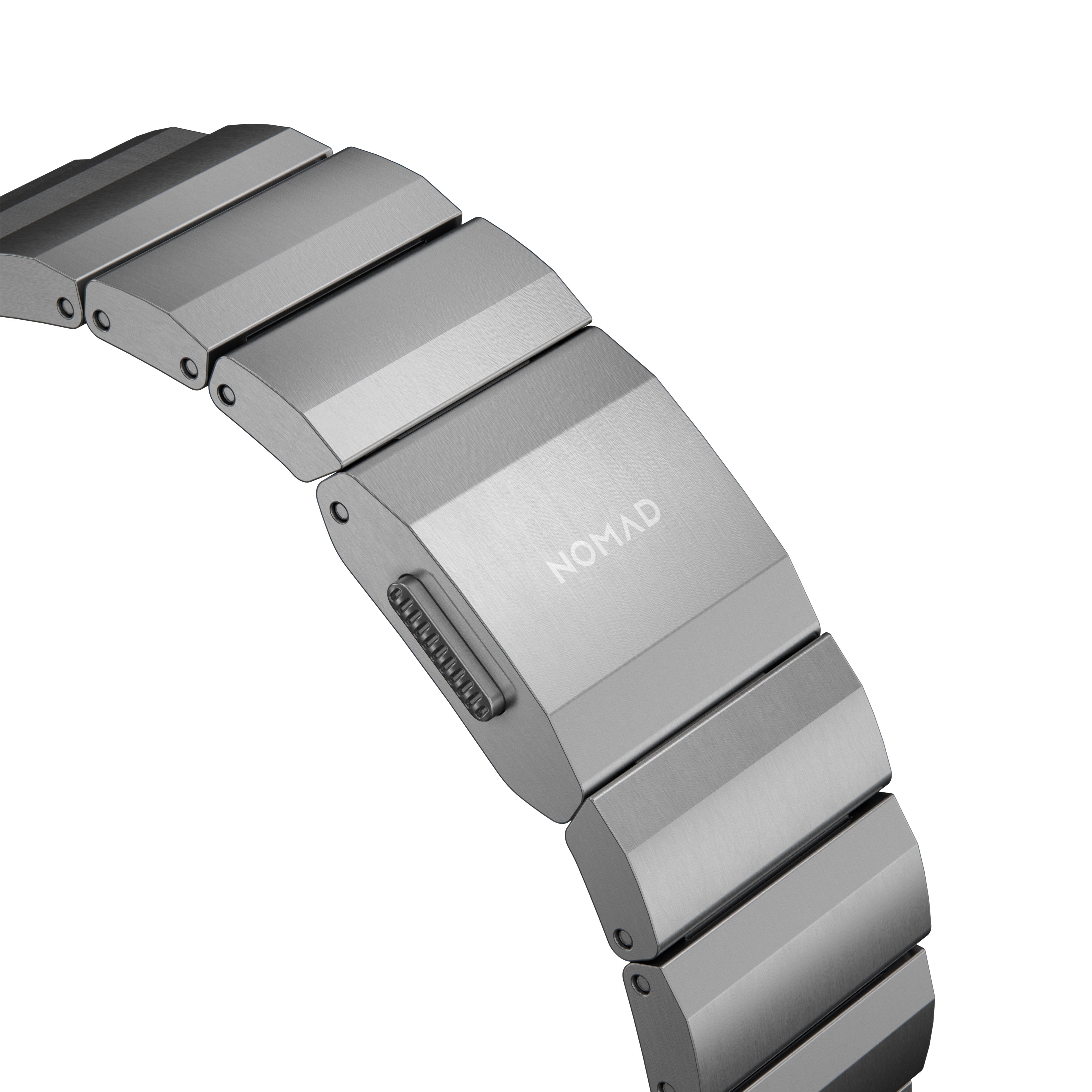 Nomad Titanium Band Version 2 compatible for Apple Watch Series SE/Ultra/10/9/8/7/6/5/4/3/2