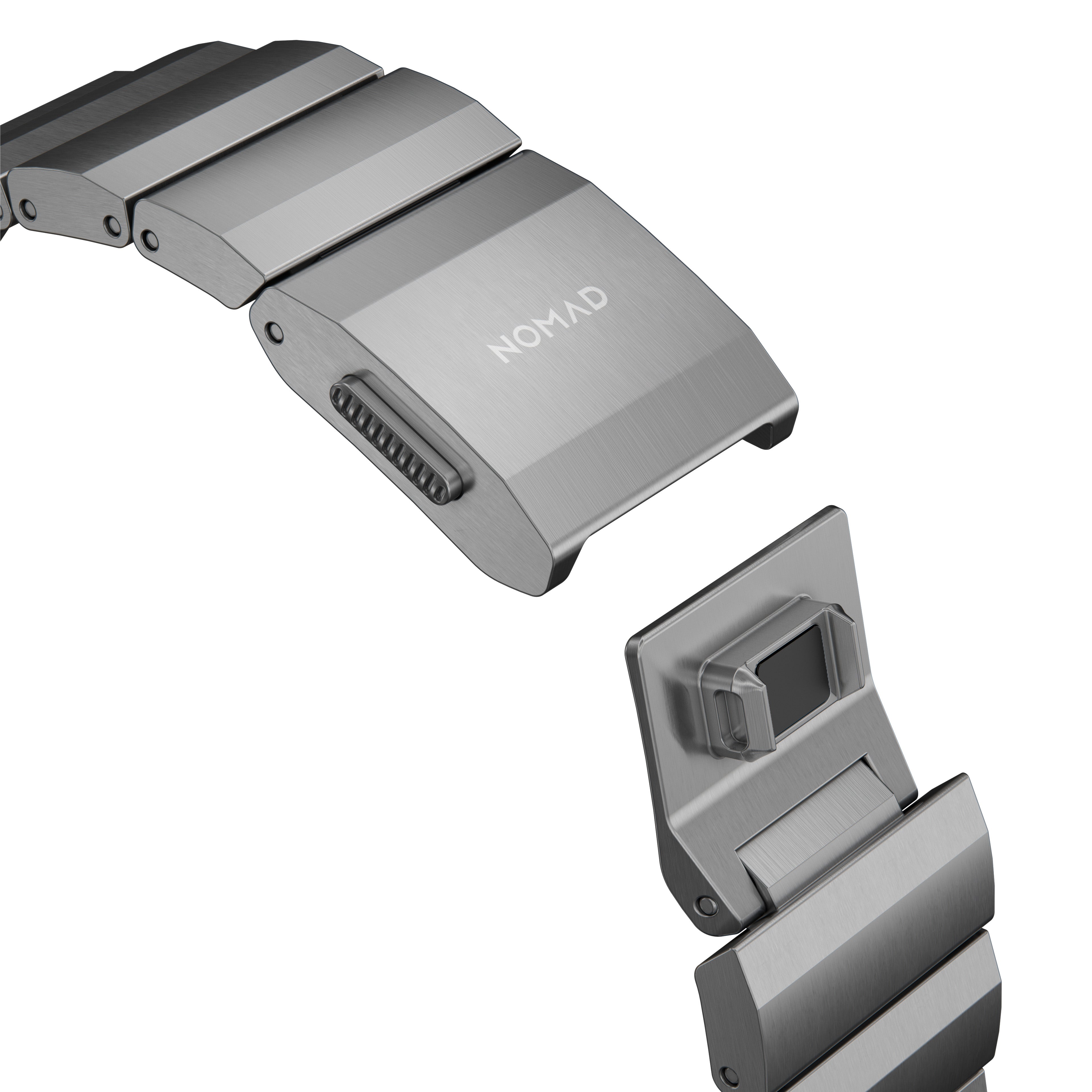 Nomad Titanium Band Version 2 compatible for Apple Watch Series SE/Ultra/10/9/8/7/6/5/4/3/2