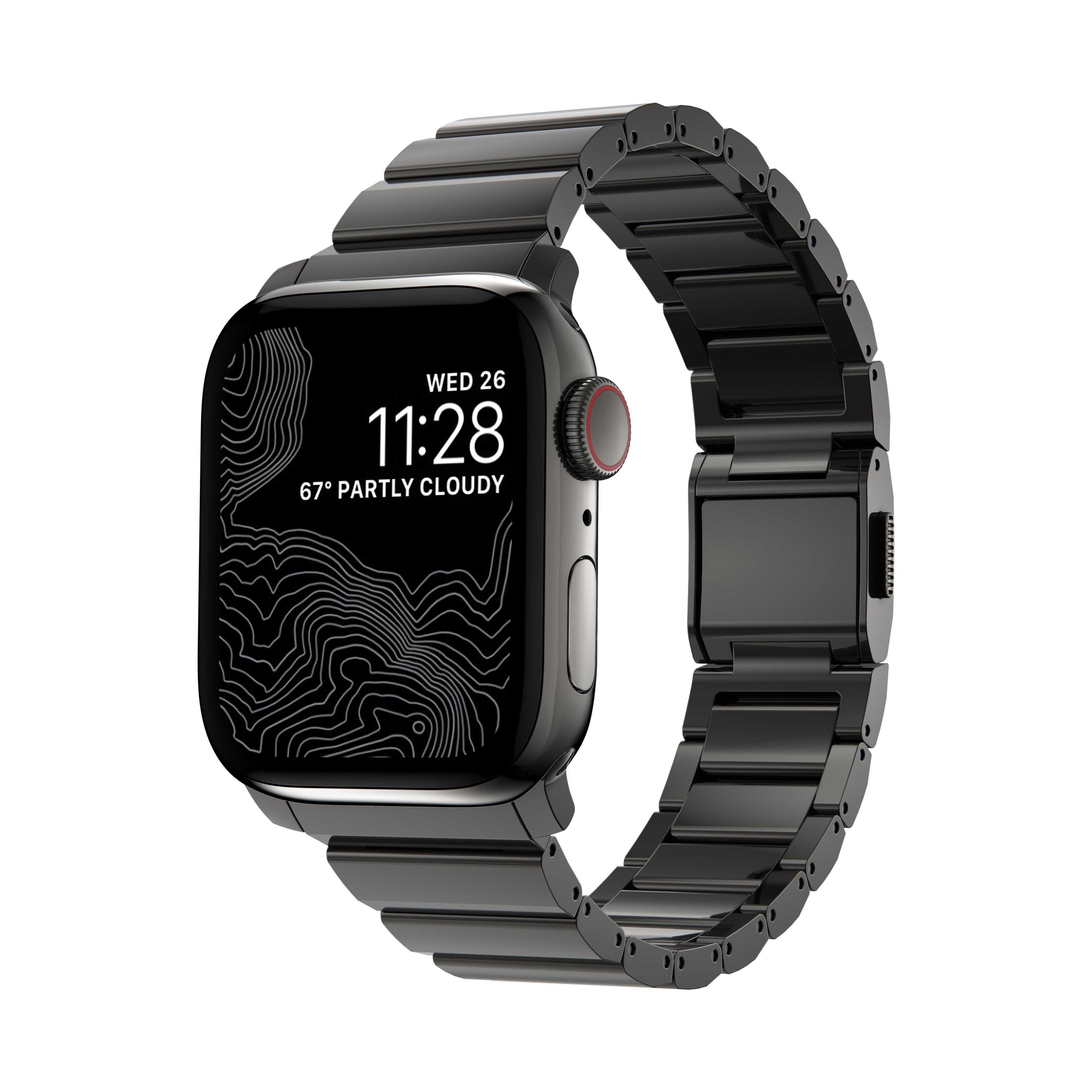 Nomad Steel Band Version 2 compatible for Apple Watch Series SE/Ultra/8/7/6/5/4/3/2