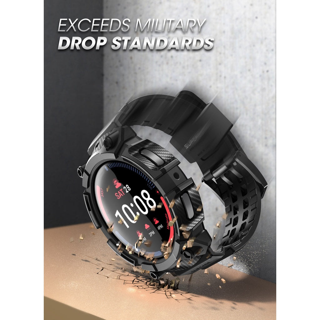 SUPCASE Sarung Siri Unicorn Beetle Pro untuk Galaxy Watch 5 Pro 45mm 2022 Sarung Pelindung Lasak dengan Jalur Tali