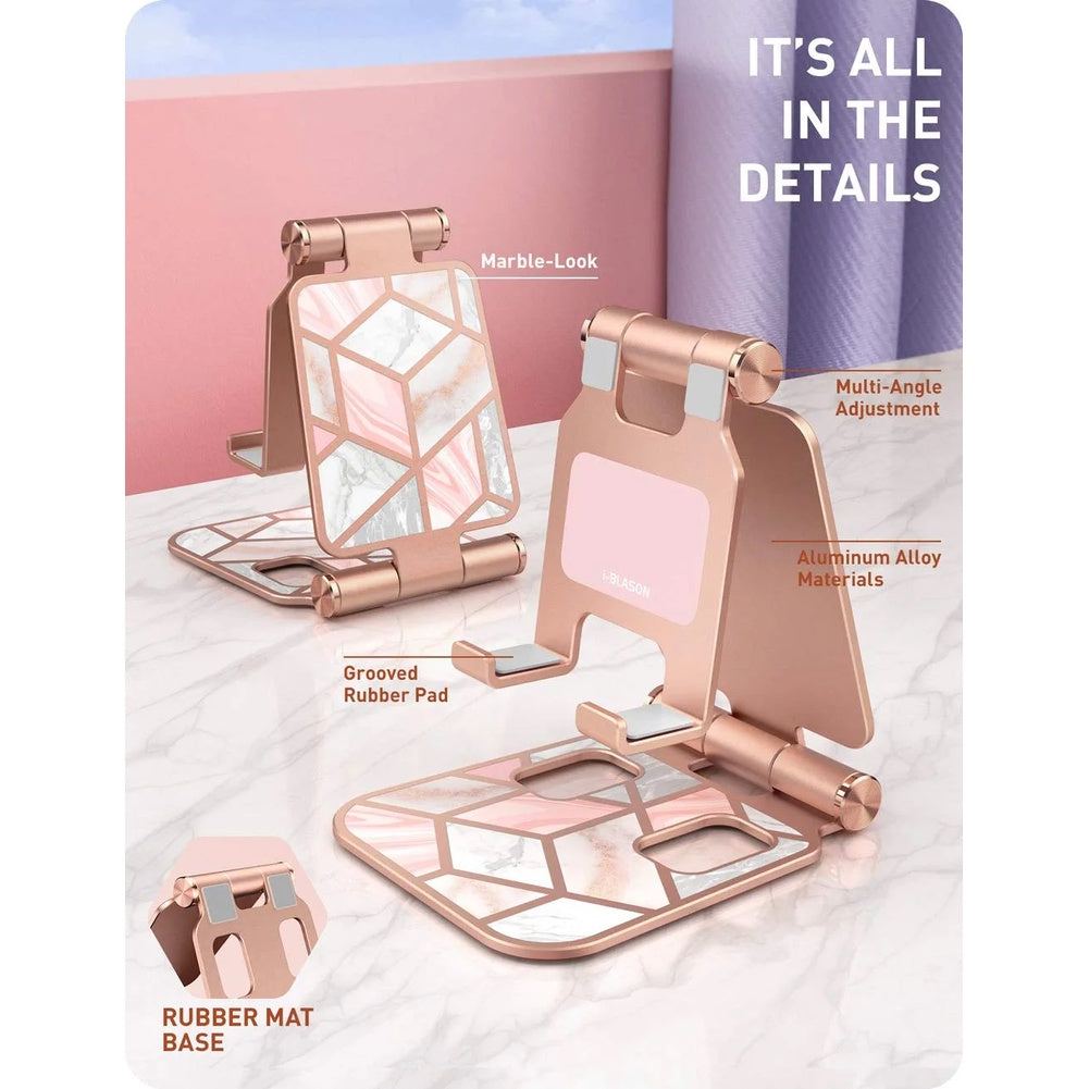 i-Blason Cosmo Phone Stand Foldable Adjustable Mount Holder iPhone 14 13 12 11 XS XR Galaxy Huawei Google Pixel Android