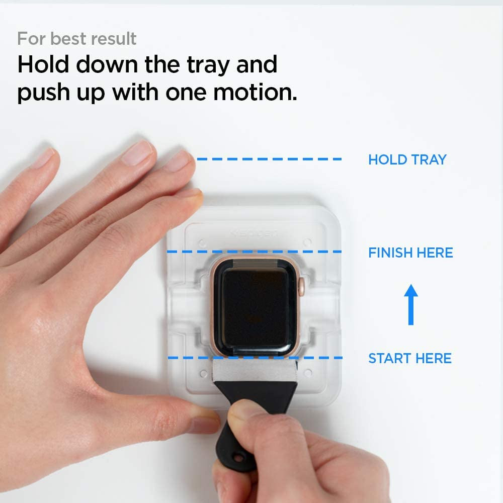 Pelindung Skrin Spigen ProFlex EZ FIT Direka untuk Apple Watch 8 / 7 ( 45mm&41mm )- 2 Pek