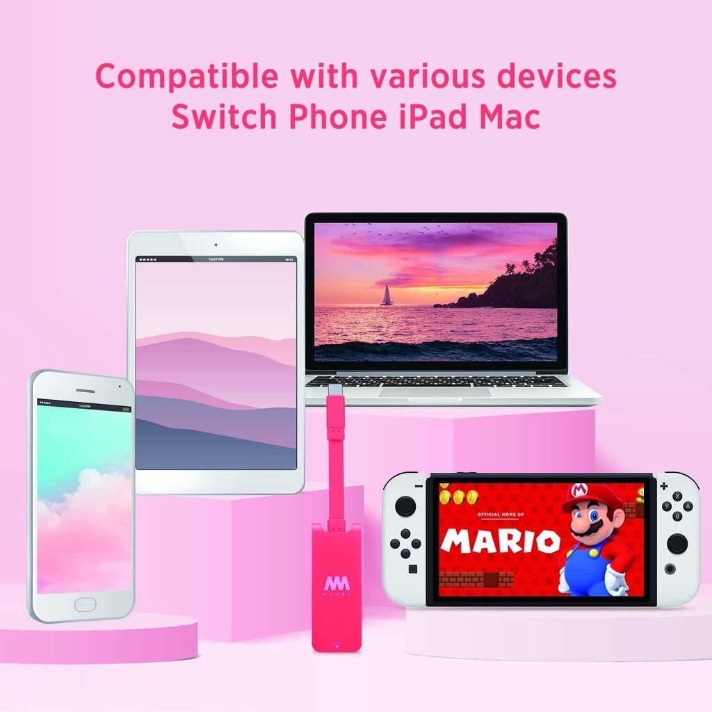 Mumba TV Dock Hub Nintendo Switch OLED & Switch 4K/1080P HDMI Portable Travel TV Docking Charging Station USB 3.0 Port