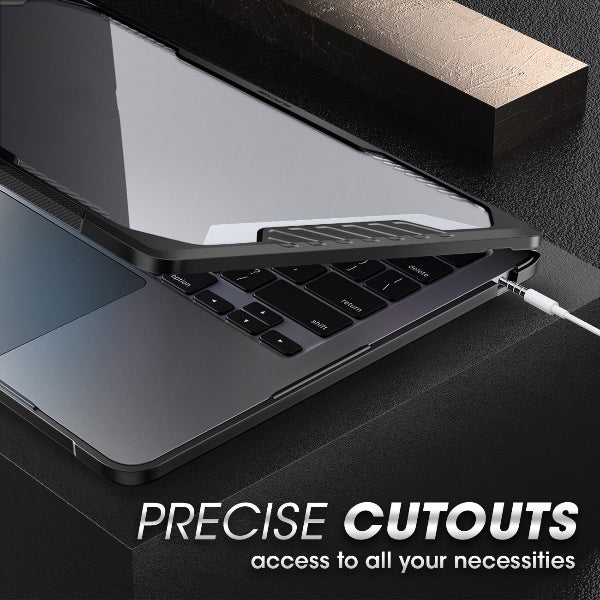 SUPCASE Sarung Unicorn Beetle untuk MacBook Air 13.6 Inci (2022) A2681 M2 Cip Dwi Lapisan Penutup Pelindung Cangkang Keras