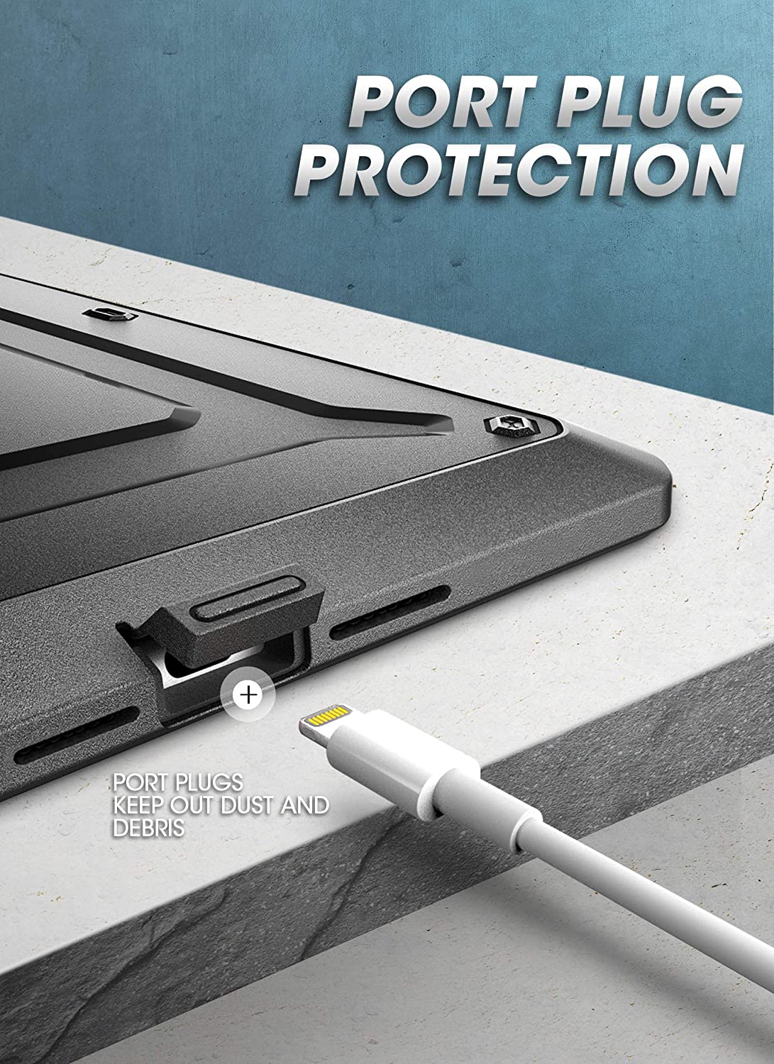 SUPCASE Unicorn Beetle Pro iPad 10.2 (2020/2019) dengan Sarung Pelindung Pelindung Skrin Terbina dalam