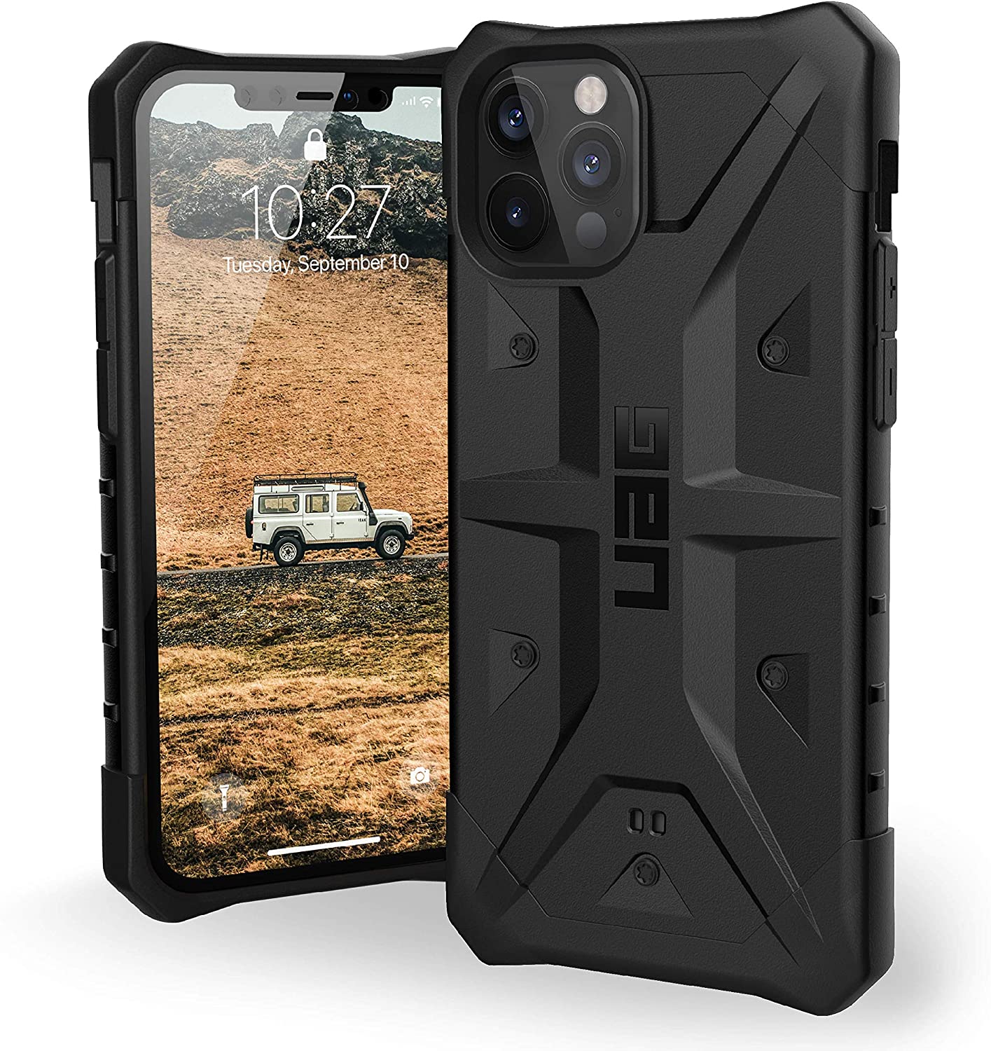 UAG Pathfinder iPhone 12 / Pro / Pro Max / Mini Lasak Ringan Slim Penutup Pelindung Kalis Kejutan Hitam