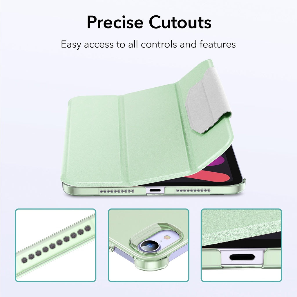 ESR Ascend Trifold iPad mini 6 2021 Cover Smart Cover with Pencil Holder Magnetic Stand Case