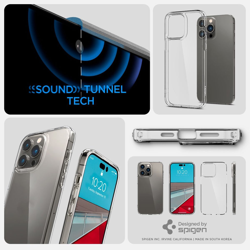 Spigen Crystal Hybrid Case Comaptible for iPhone 14 / Plus / Pro / Pro Max Case