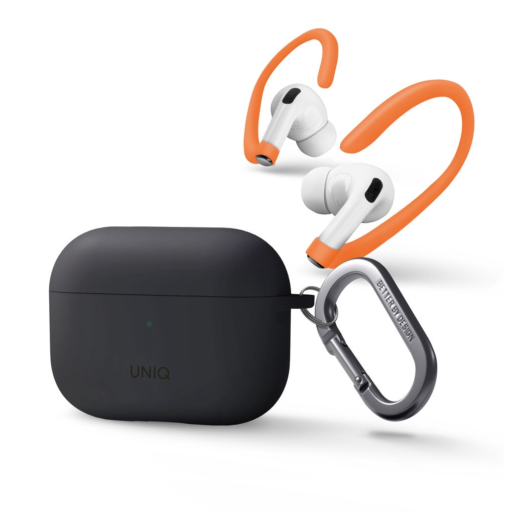 UNIQ NEXO ACTIVE HYBRID SILICONE AIRPODS PRO GEN 2 (2022) SAS DENGAN CANGKUT TELINGA SUKAN