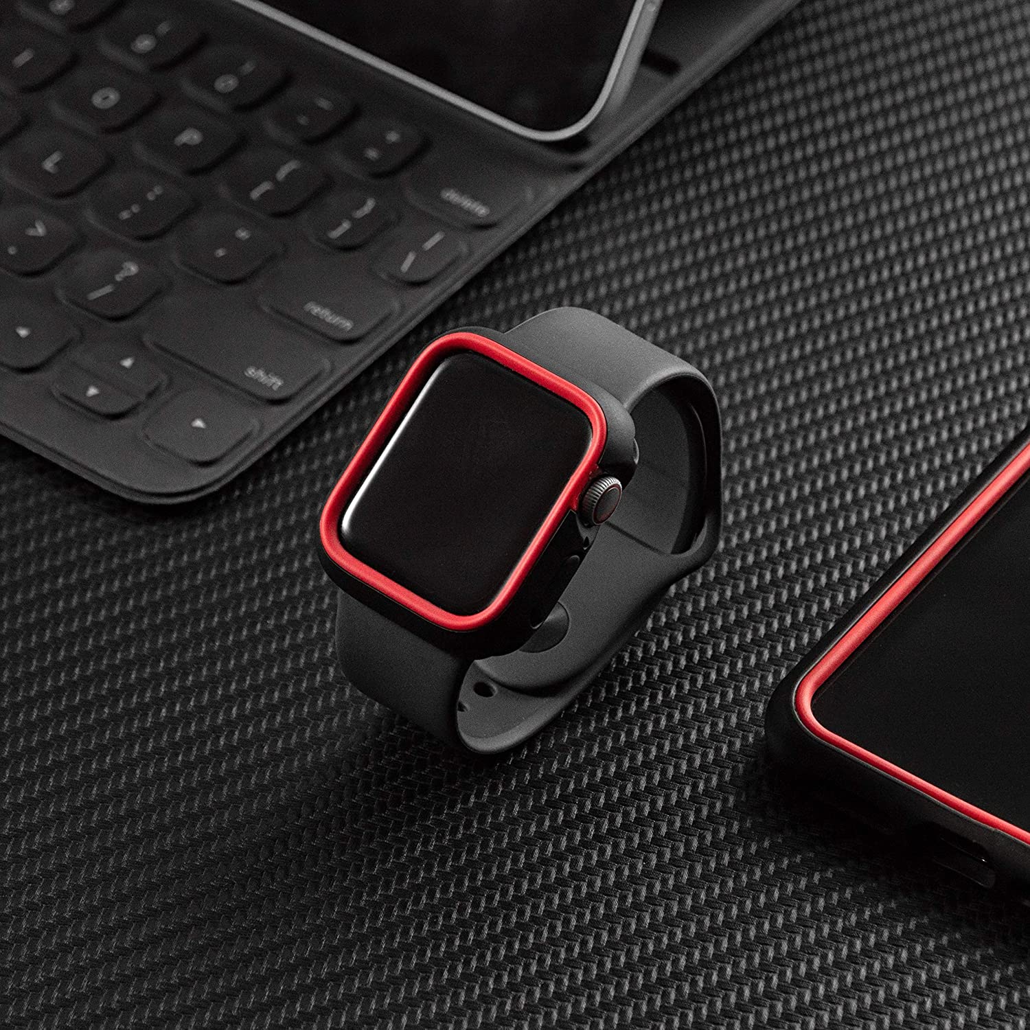 RhinoShield CrashGuard NX Apple Watch SE & Siri 6 / 5 / 4 Sarung Biru Laut