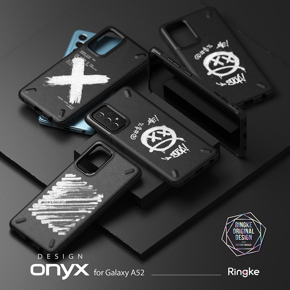 Sarung Kulit Keras Ringke Onyx Design X Galaxy A52 / A72 5G & 4G