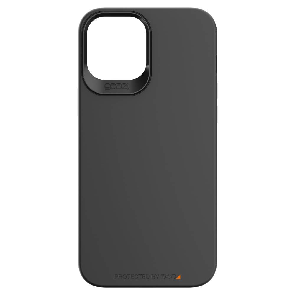 Gear4 Holborn Slim iPhone 12 / Pro / Pro Max Perlindungan Impak Lanjutan, Teknologi D3O Bersepadu, Perlindungan Belakang Dipertingkatkan Penutup Telefon Hitam