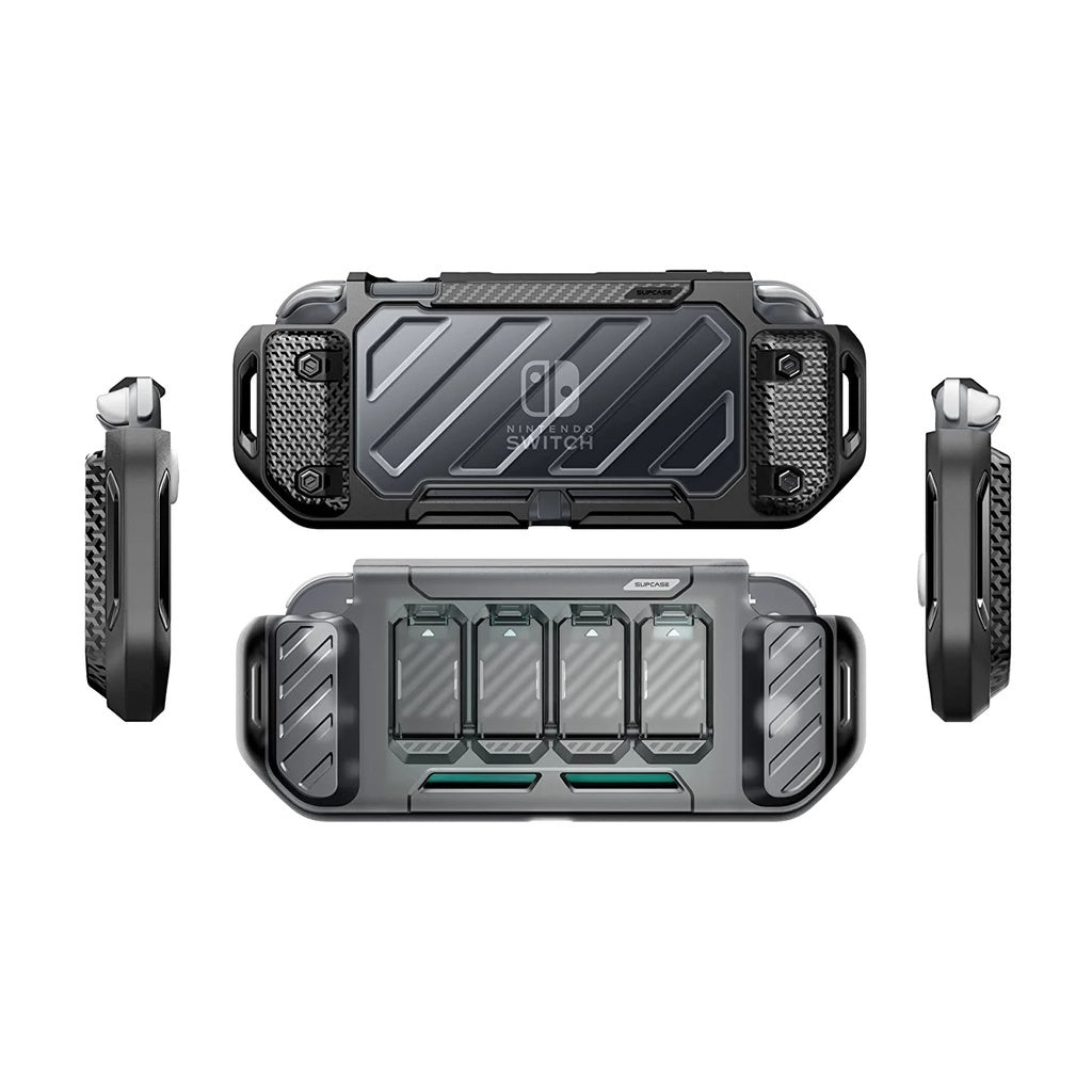 SUPCASE Unicorn Beetle Forma Series Case for Nintendo Switch Lite 2019 FrostBlack Rugged Slim 4 Game Card Storage Slots