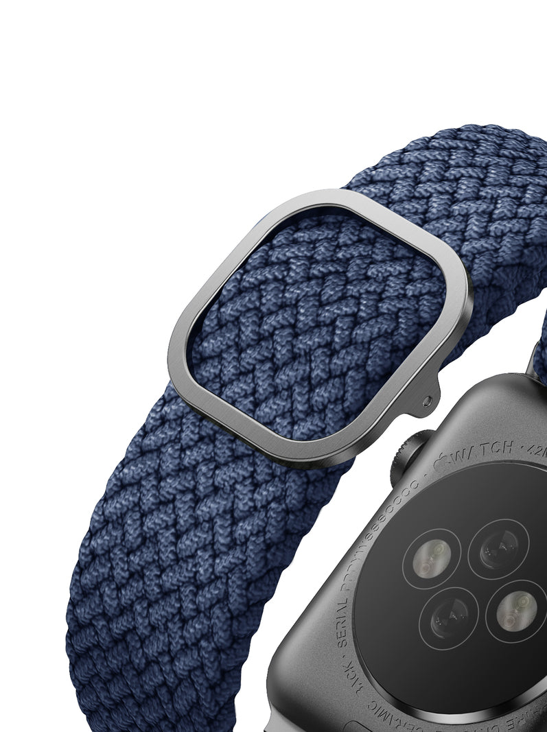 UNIQ ASPEN Tali Gelung Jalinan Boleh Laras Siri Jam Apple 7/6/5/4/SE 45mm/44mm/42mm