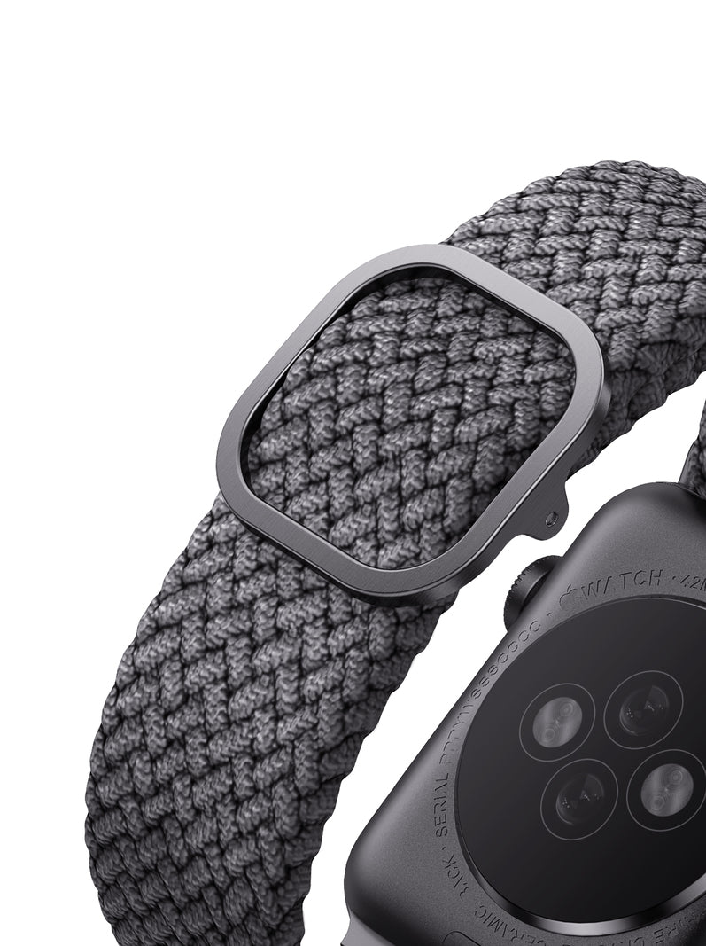 UNIQ ASPEN Tali Gelung Jalinan Boleh Laras Siri Jam Apple 7/6/5/4/SE 45mm/44mm/42mm