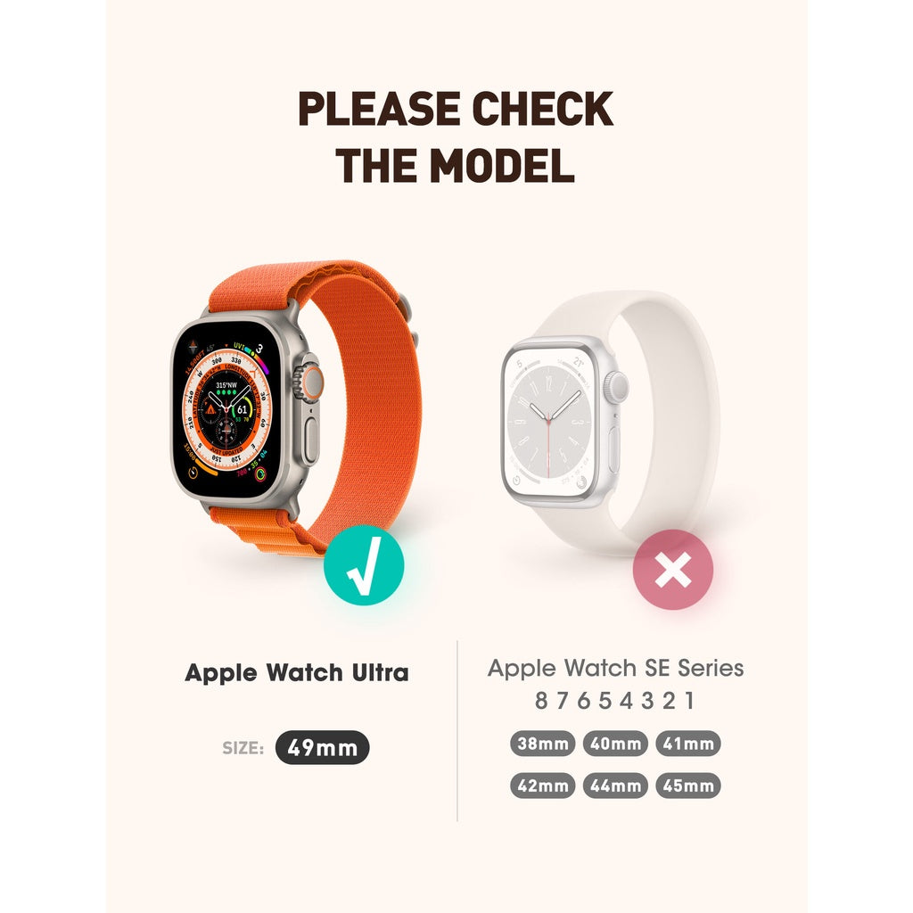 SUPCASE Unicorn Beetle Pro Case for Apple Watch Ultra 49mm 2 Pack Screen Protector Rugged Protective Case Strap Bands