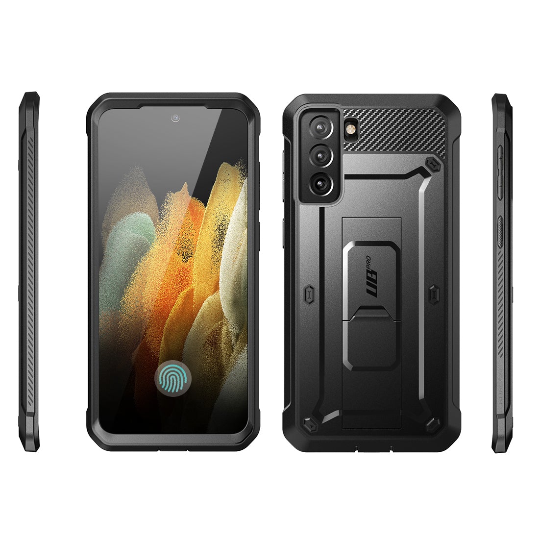 SUPCASE Galaxy S21 FE Unicorn Beetle PRO Sarung Lasak - Hitam