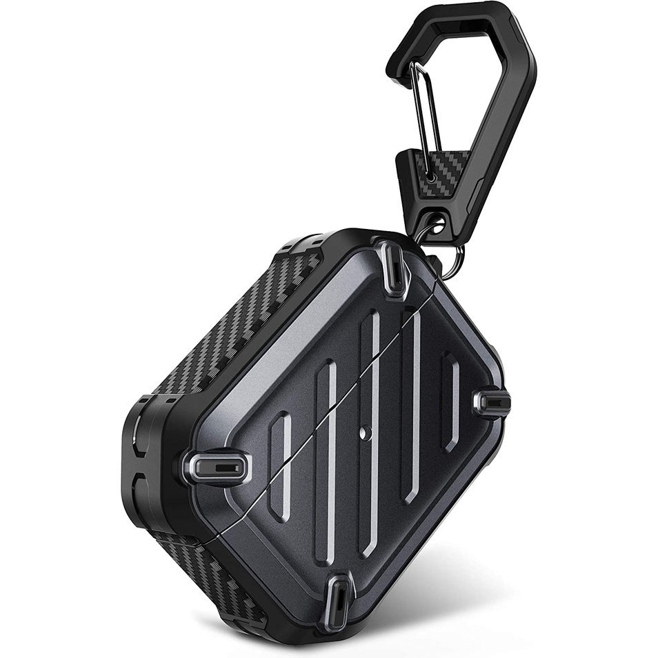 SUPCASE Sarung Siri Unicorn Beetle Pro Direka untuk Airpods Pro 2 & 1 Sarung Pelindung Lasak Seluruh Badan dengan Carabiner