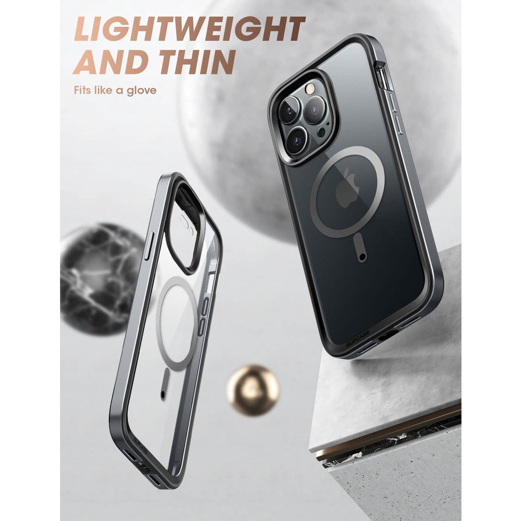 SUPCASE Unicorn Beetle Edge Mag Case for iPhone 14 Pro Max 6.7 MagSafe Slim Frame Clear Protective Case