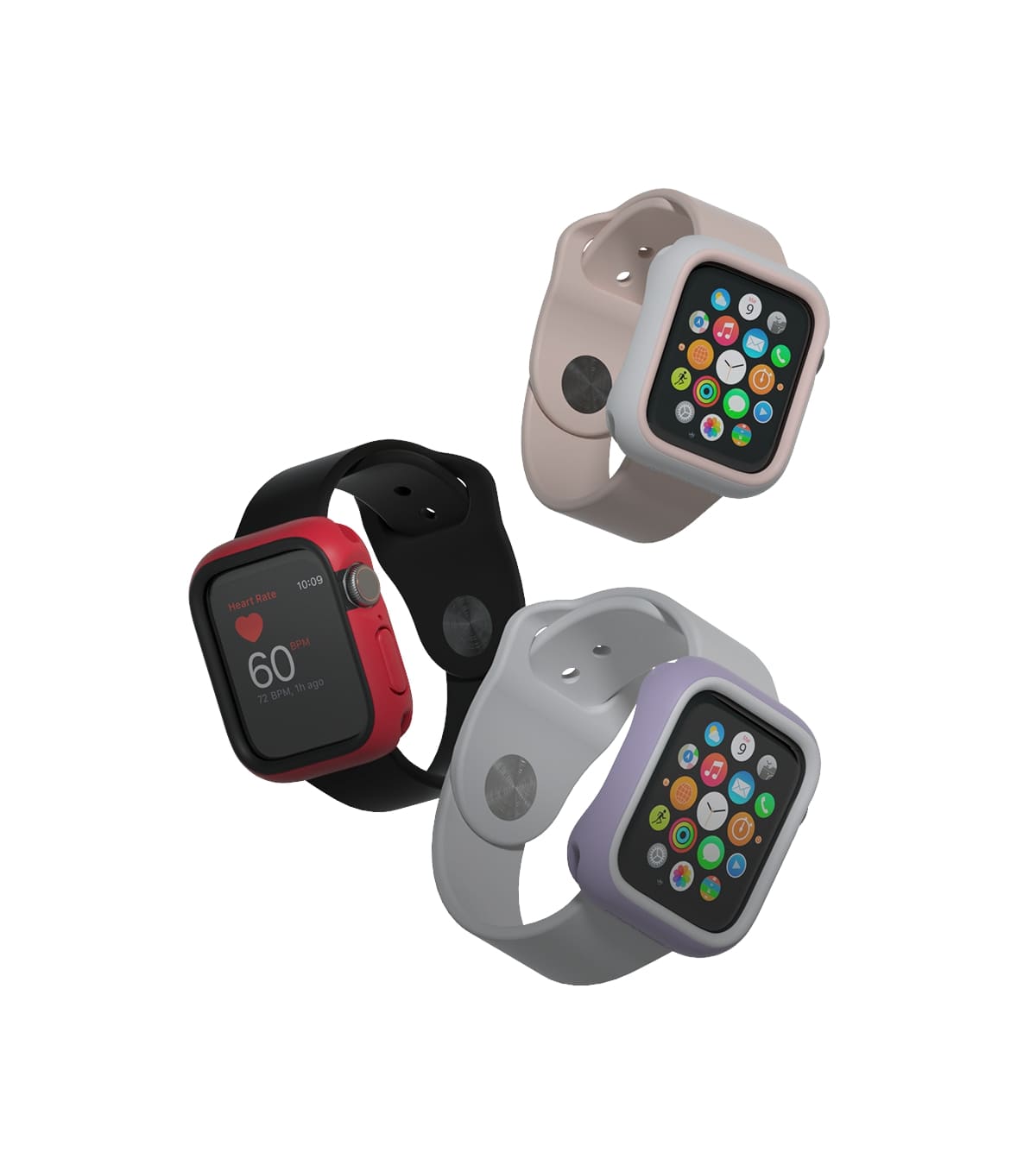 RhinoShield CrashGuard NX Apple Watch Series 6 / 5 / 4 / SE Slim Protective Cover, Lightweight and Shock Absorbent