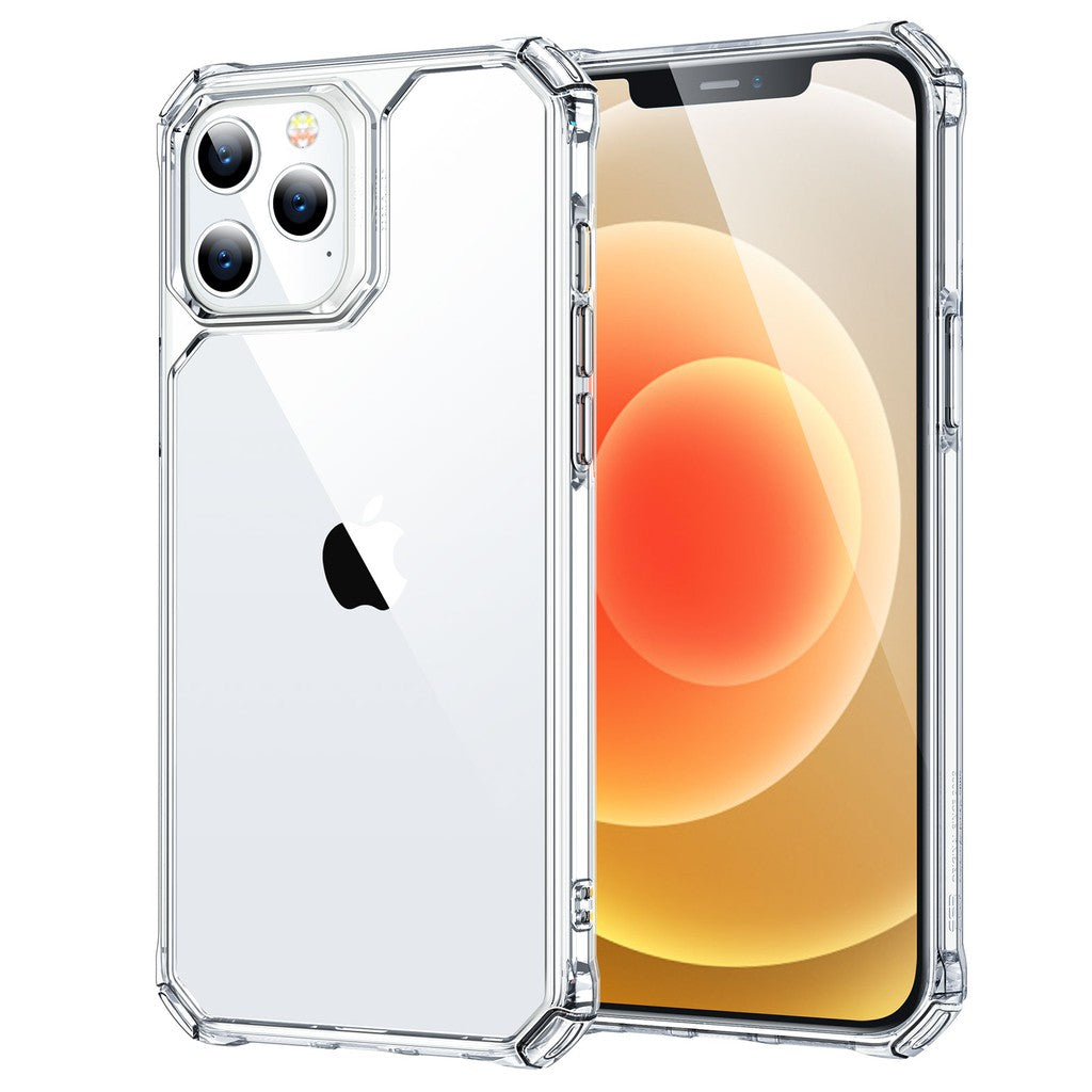 ESR Air Armor iPhone 13 & 12 / Pro Max Case Shock-Absorbing Scratch-Resistant Military Grade Protection Hard Polycarbonate + Flexible Polymer Frame