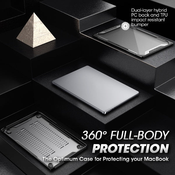 SUPCASE Sarung Unicorn Beetle untuk MacBook Air 13.6 Inci (2022) A2681 M2 Cip Dwi Lapisan Penutup Pelindung Cangkang Keras