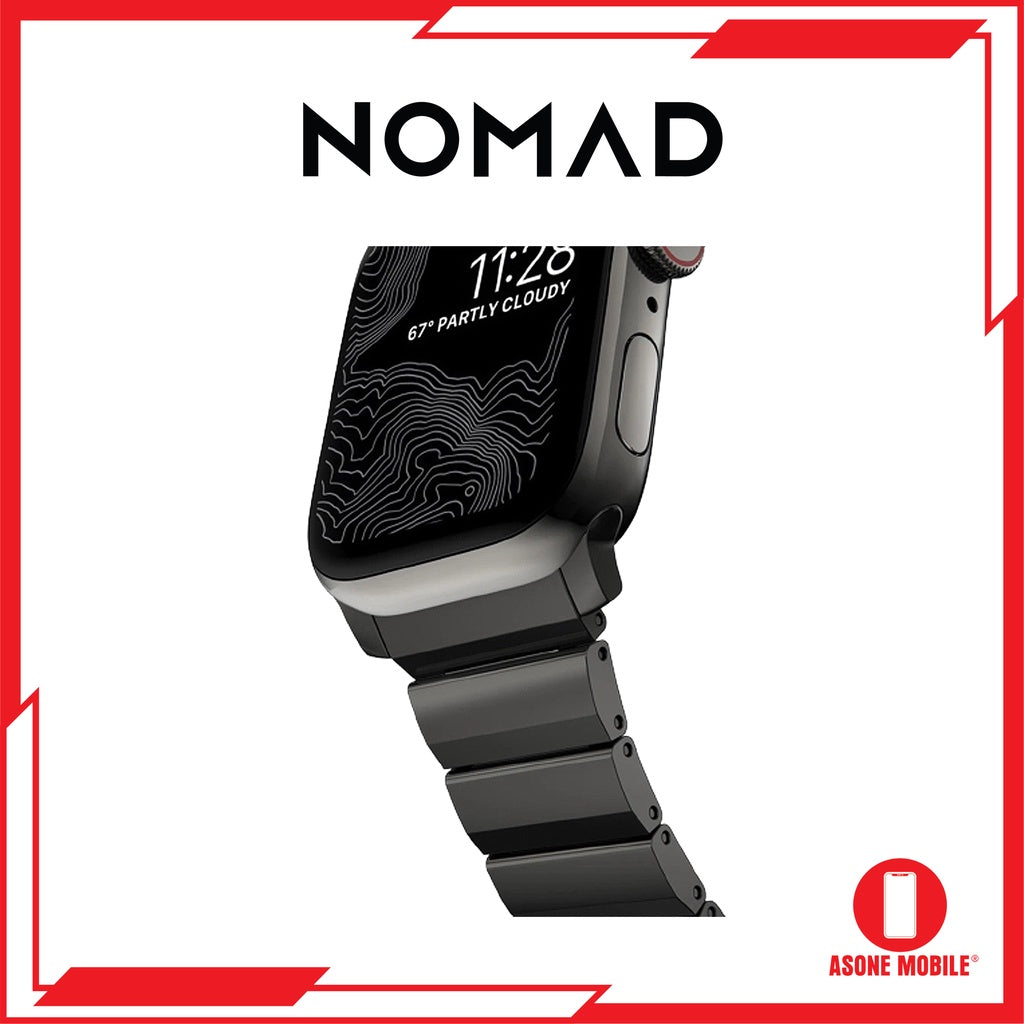 Nomad Steel Band Version 2 compatible for Apple Watch Series SE/Ultra/8/7/6/5/4/3/2