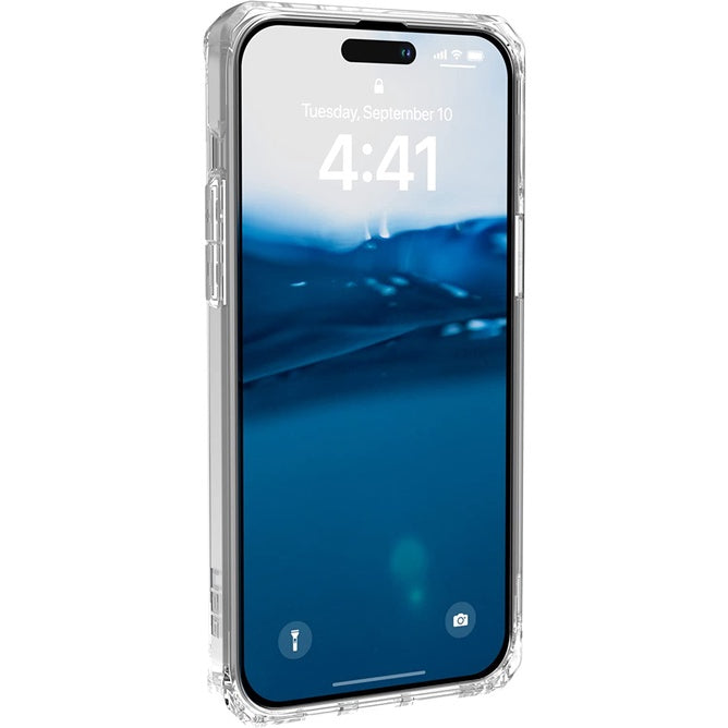 UAG Plyo Ice Compatible for iPhone 14 Pro / Pro Max Case Translucent Clear Lightweight Slim Shockproof Transparent