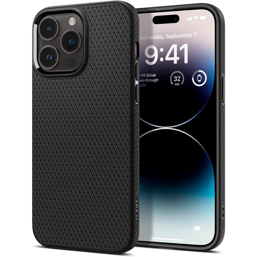 Spigen Liquid Air Armor Designed for iPhone 14 Pro / Pro Max Case (2022) - Matte Black