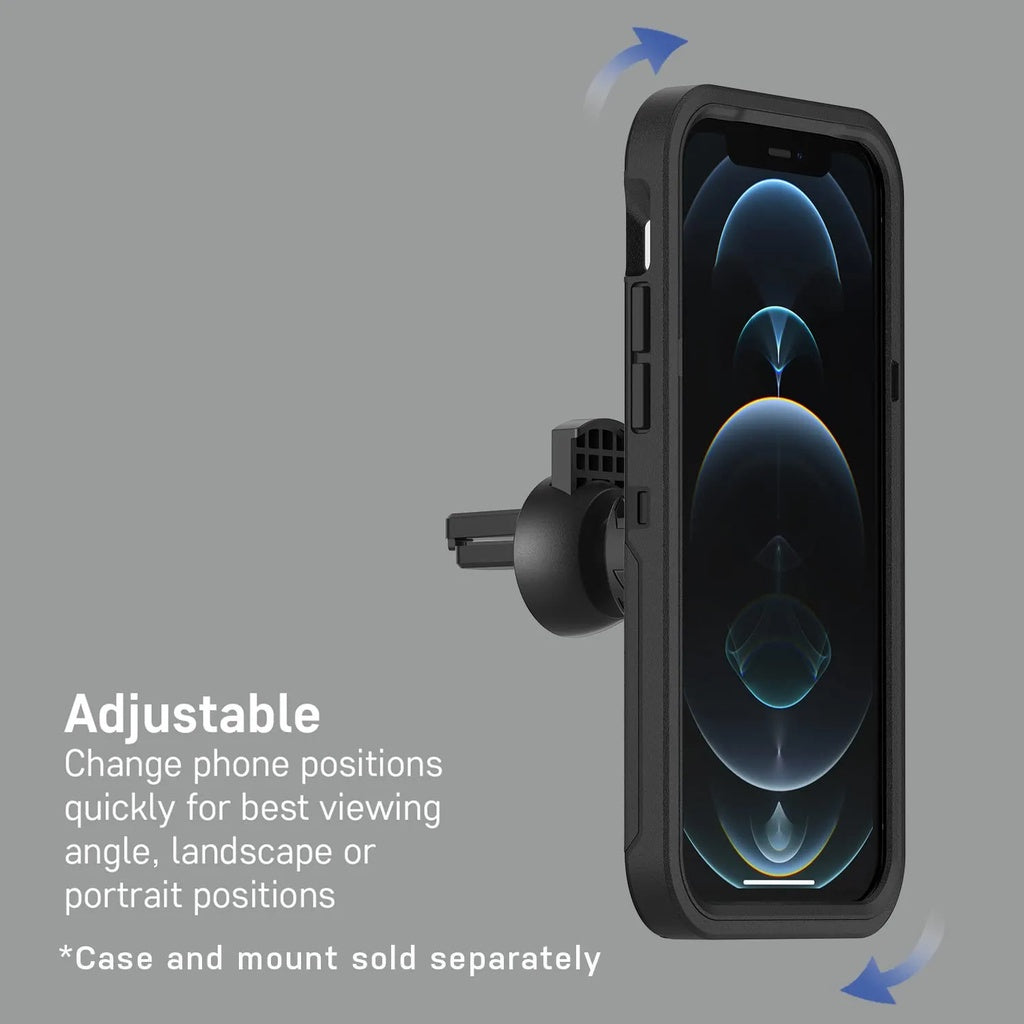 OtterBox Car Vent Mount Charger Magsafe Compatible For iPhone 14 / 13 / 12 Pro Max MagSafe - Black
