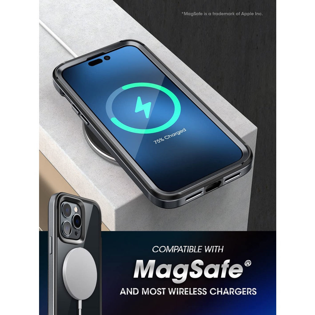 SUPCASE Unicorn Beetle Edge Mag Case for iPhone 14 Pro Max 6.7 MagSafe Slim Frame Clear Protective Case